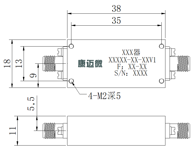 DCZBF-C15.2-5.6G-742 Cavity filter