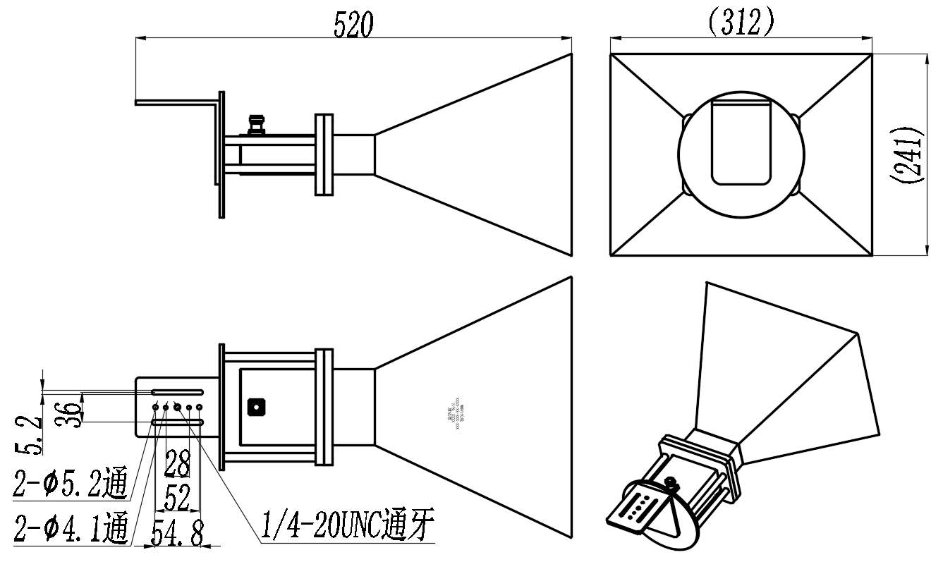 KSHA-BJ26-15-NL Standard horn antenna