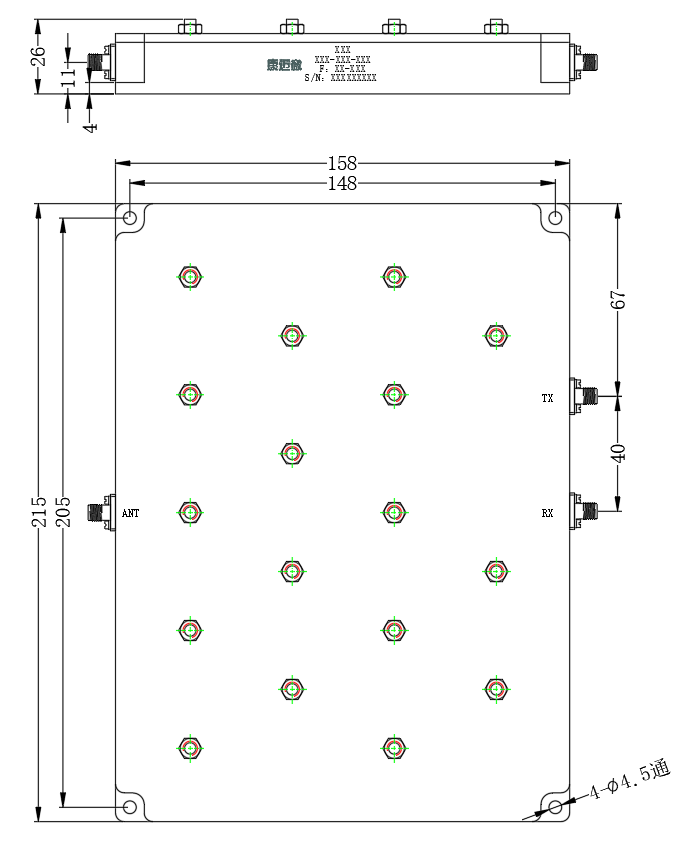 ZCB16-C2500-2690-681 Diplexer