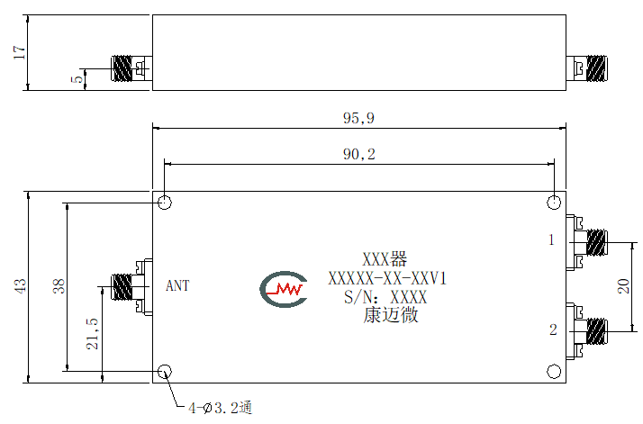 ZCB4-C4500-5060-107 Diplexer