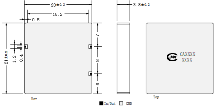 CE0013 Frequency-splitting filter