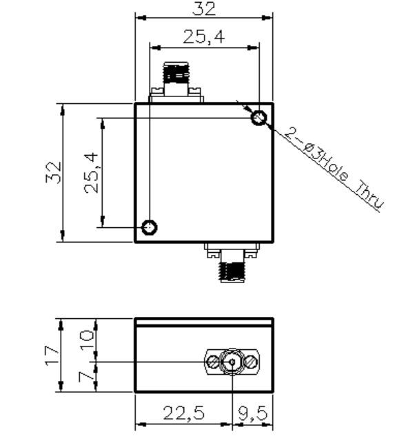 ZBF6-L70-2-855 Band pass filter