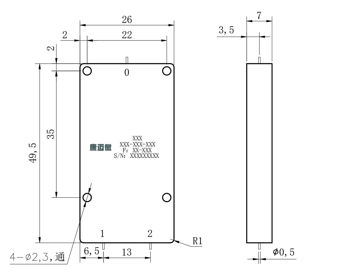 ZPD8-2M2-20G-2398 Power divider