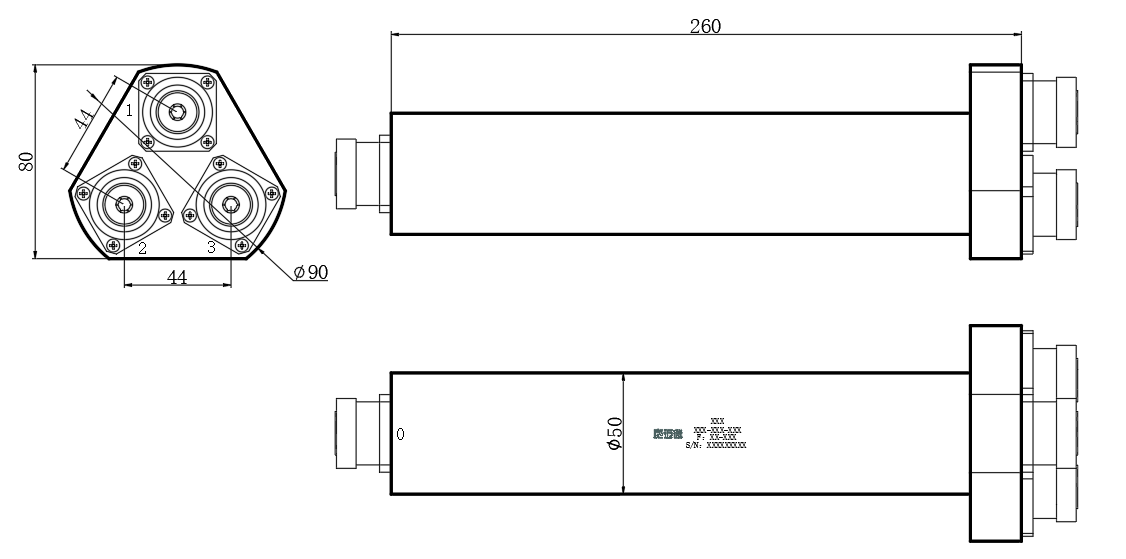 ZPD8-3C376-2200-3246 Power divider