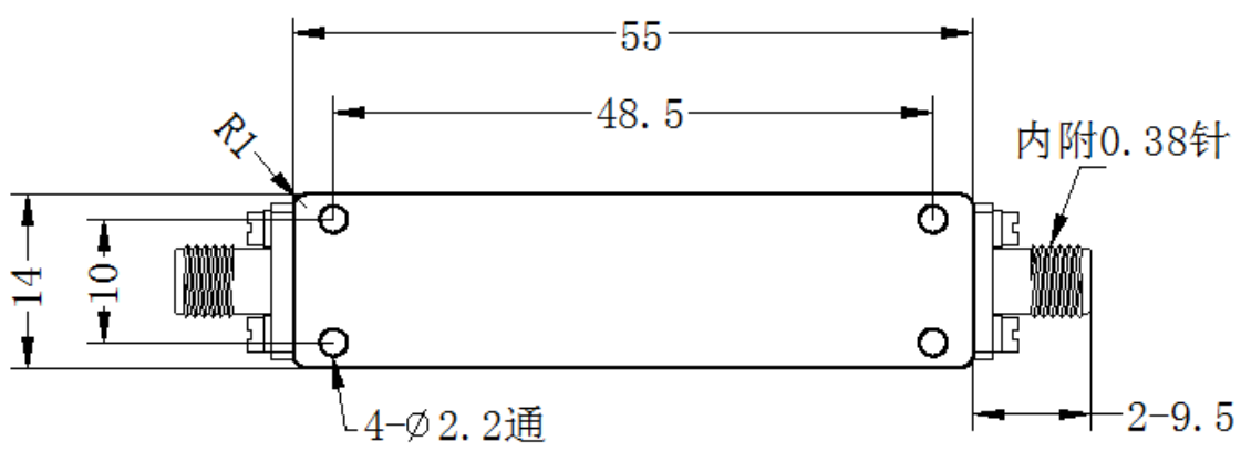 ZBF2-C11.83-0.85G-1044 滤波器