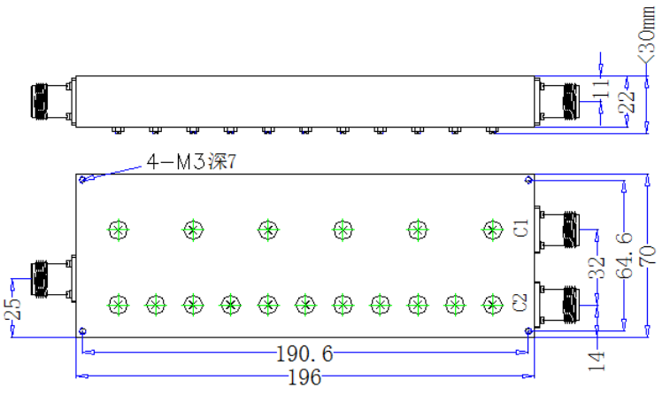 OQZCB6-C2000-7350-2445 Diplexer