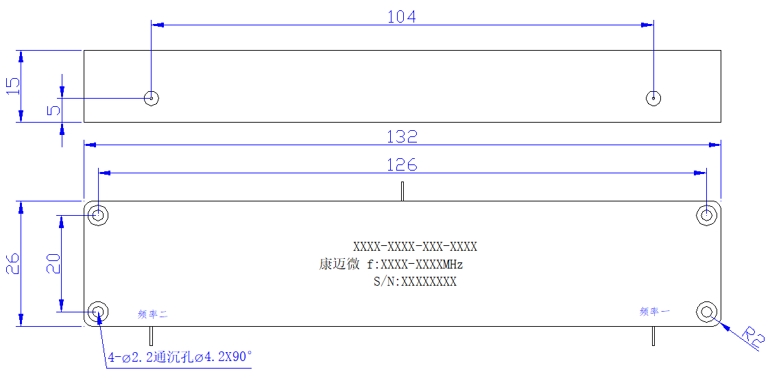 ZCB5-L300-400-1581 Diplexer