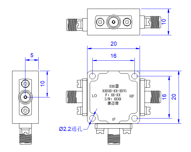 DM8-2-22G-9200 Mixer
