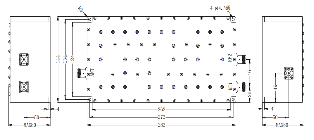 ZCB13-C335.4-415-287 Diplexer