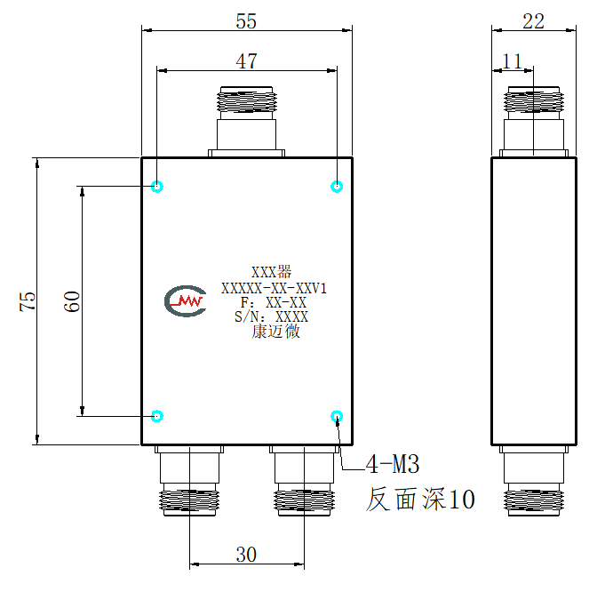 ZPD-2M0.7-3-539 Power divider