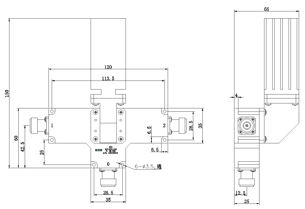 ZPD25-2C8-18G-408 Power divider