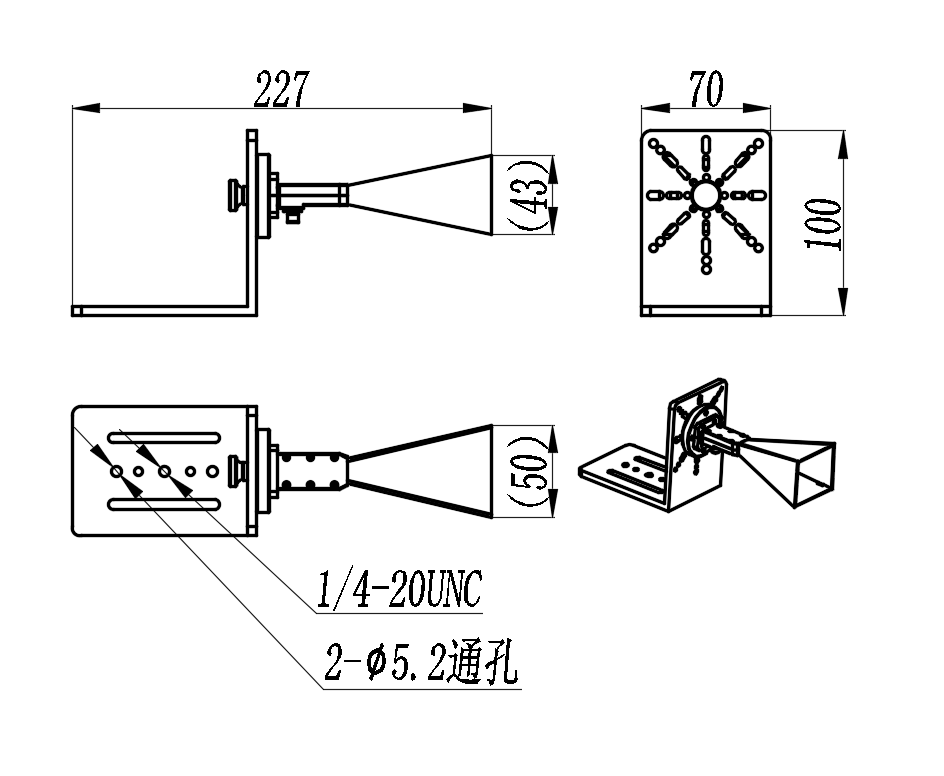 ZLB7-18-40G-1468V1 Horn Antenna