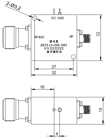 ZBT8-10-4000-3880 Bias Tee
