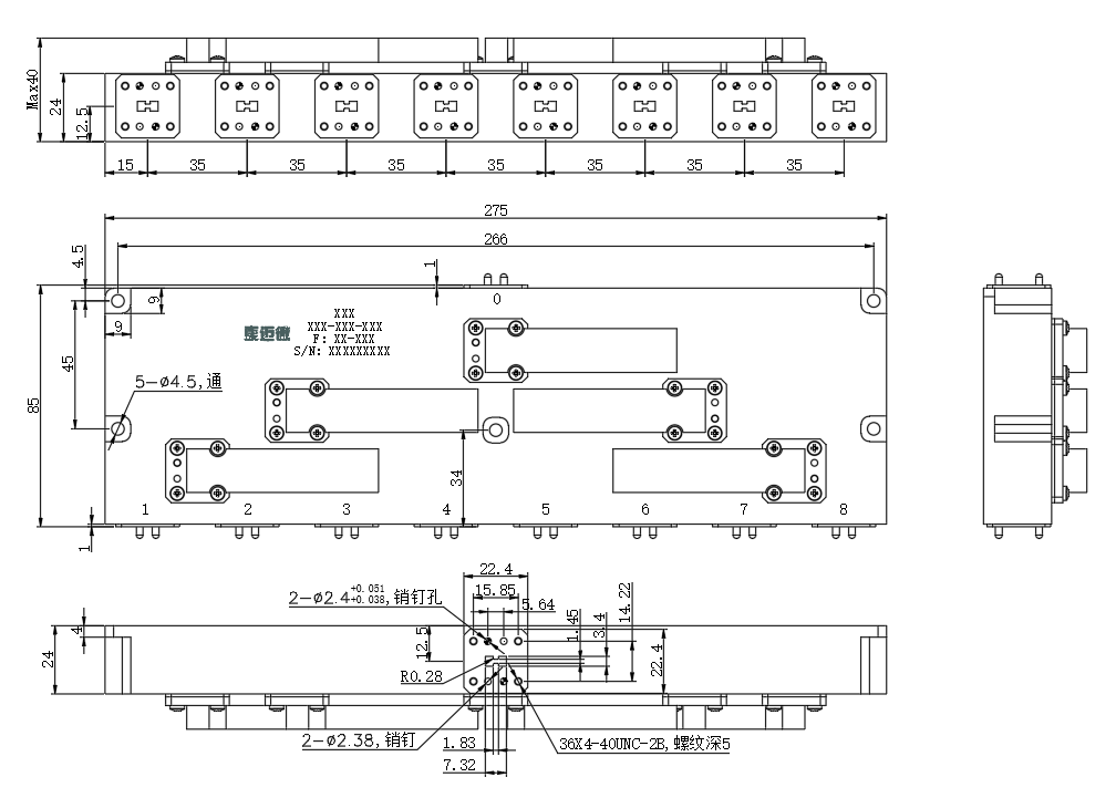 ZPD25-8W18-40G-397 Power divider