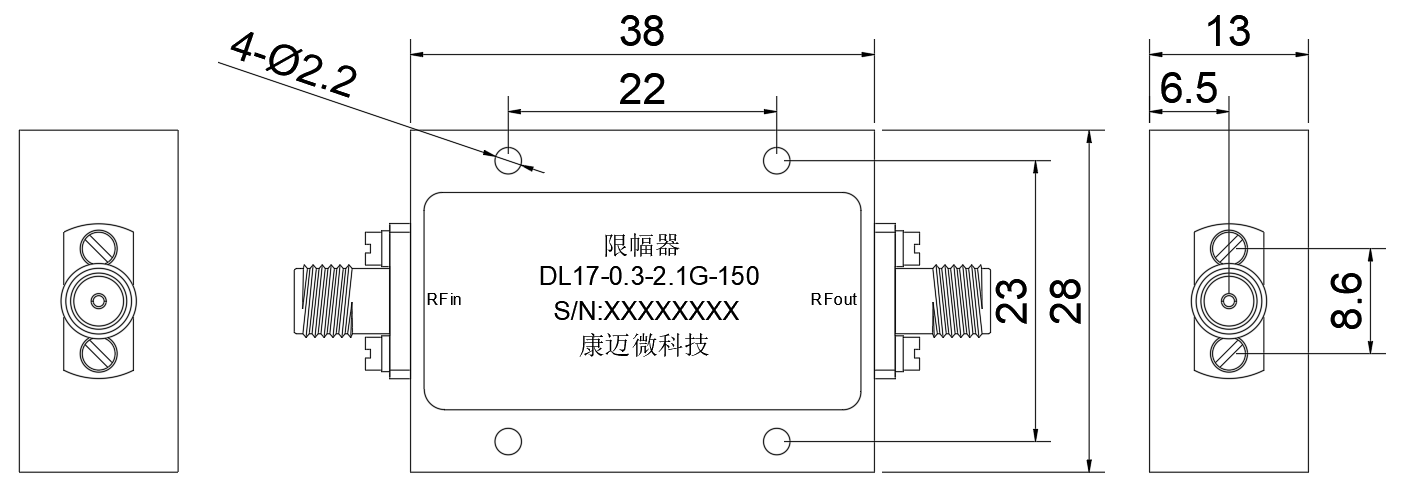 DL17-0.3-2.1G-150 Limiter