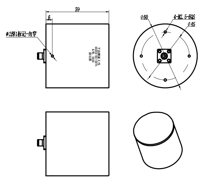 ZLX7-Y6-18G-720 Planar spiral antenna