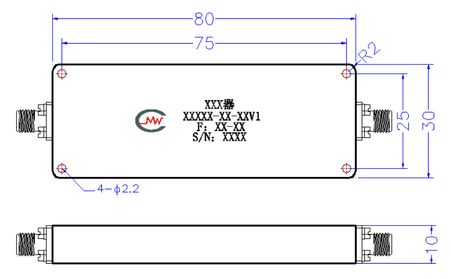 ZLPF1-M0-2.7G-432 滤波器