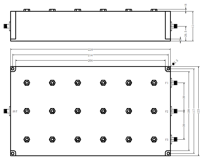 ZMC3-3C700-960-3116 Combiner