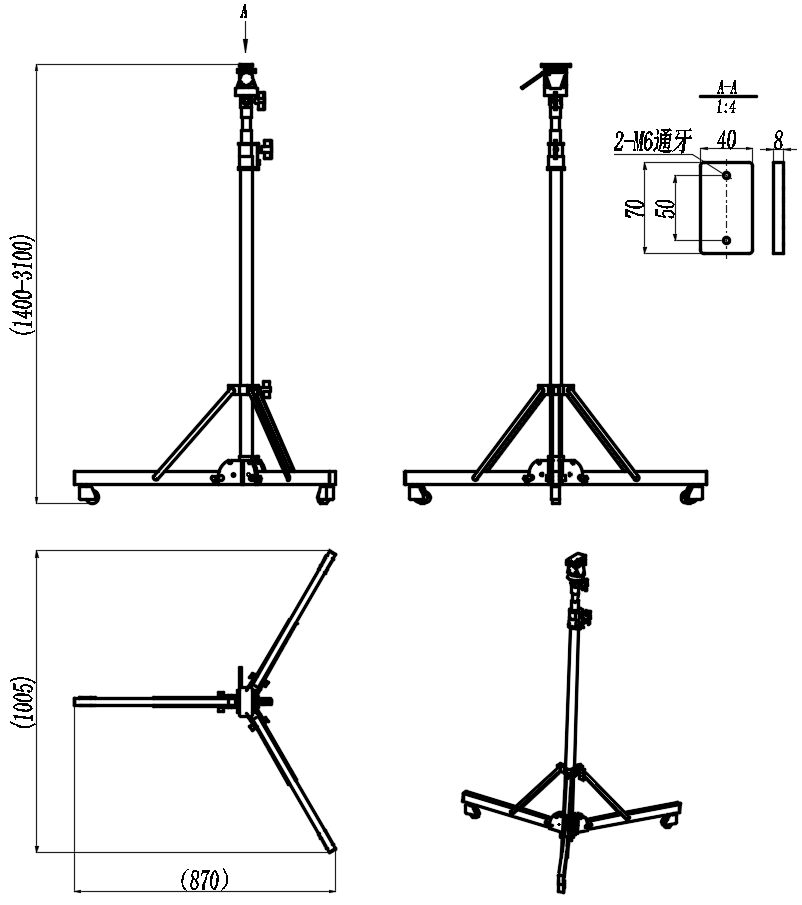 TXJ7-2000-2111 Tripod