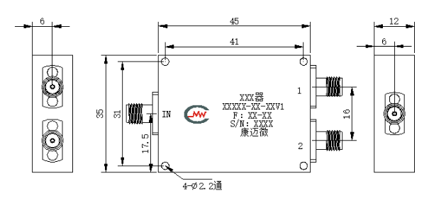 ZCB4-L0-6G-840 Diplexer