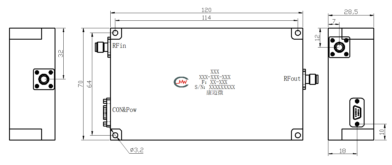DPA9-0.01-1-2018 Power amplifier
