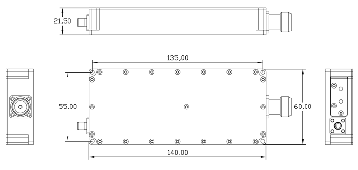 DPA8-0.3-1.2G-4027 Power amplifier