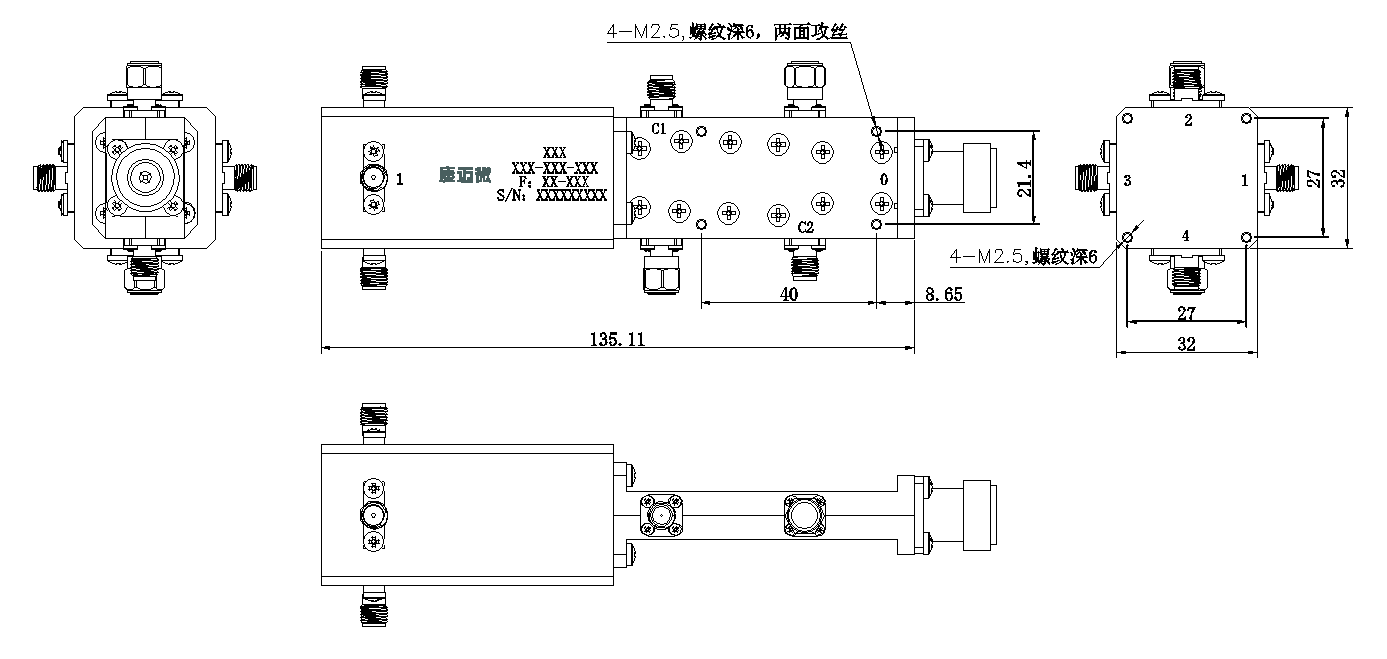 ZS25-C2-18G-270 Component