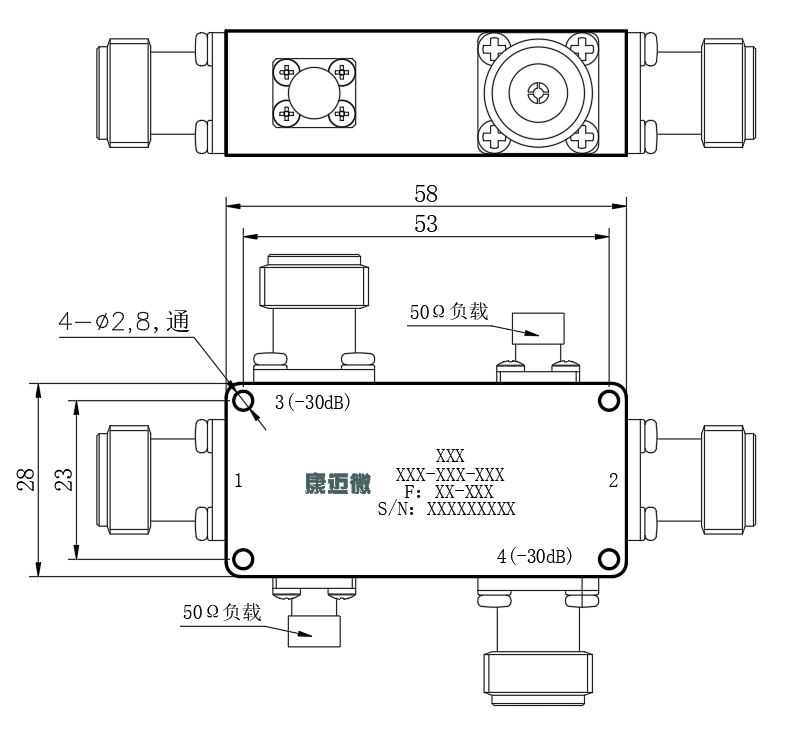 ZDC8-30MC2-6G-2653 Coupler