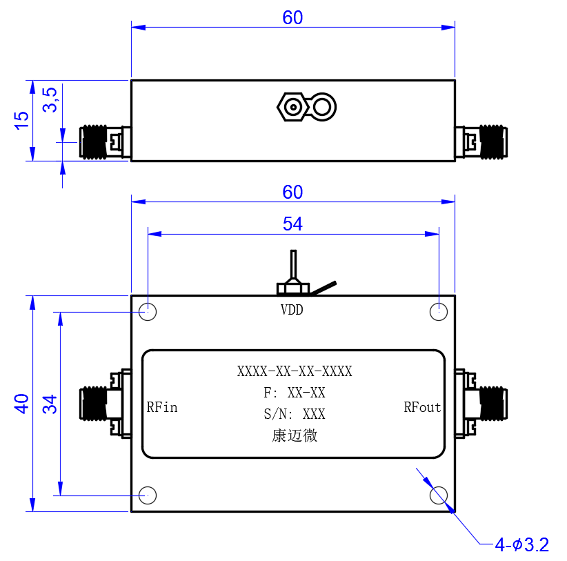 DLNA8-25.5-27G-3701 LNA