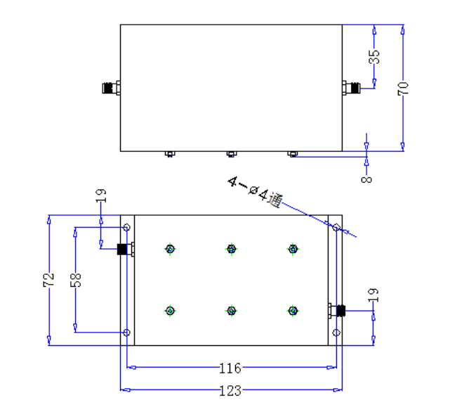 ZBF-C580-10-Q033 同轴滤波器