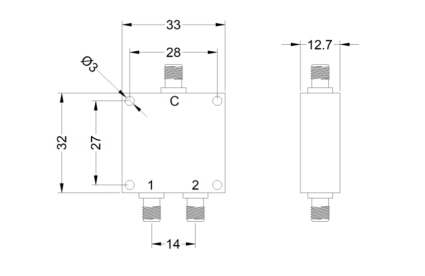 ZPD16-2C2010-2125-204 Power divider