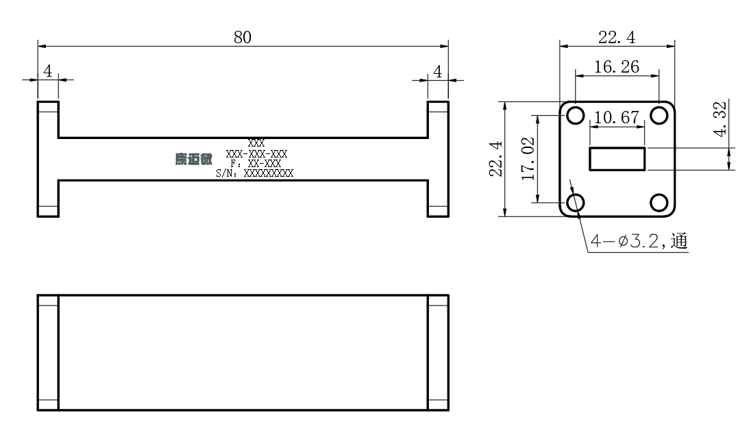 ZLPF25-W17.7-26.5G-228 滤波器