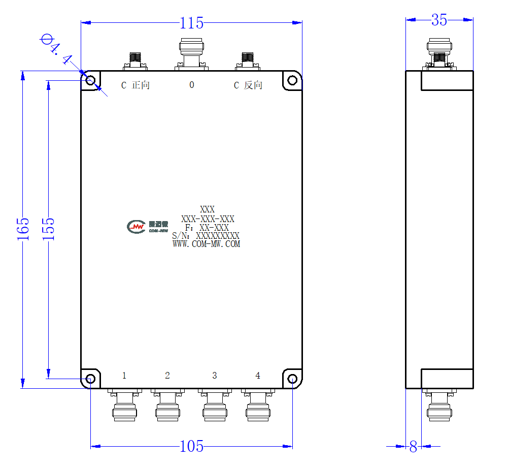 ZPD9-4L30-600-2871 Power divider