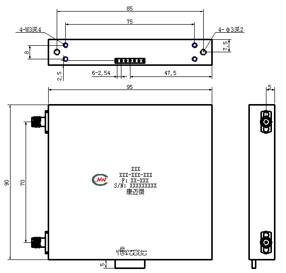 DSS3-2R16.8-28.2G-2800 Switching filter