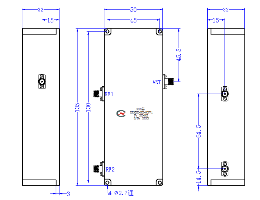 ZCB13-C2025-2400-2714 Diplexer