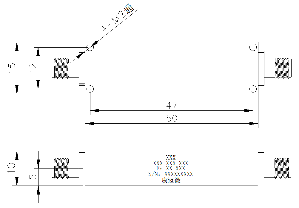 HBTE-LPF-DC-1-S Low Pass Filter