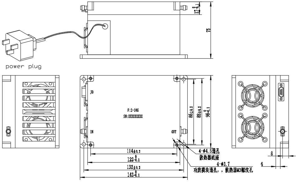 DPA8-2-18G-17117 Power amplifier