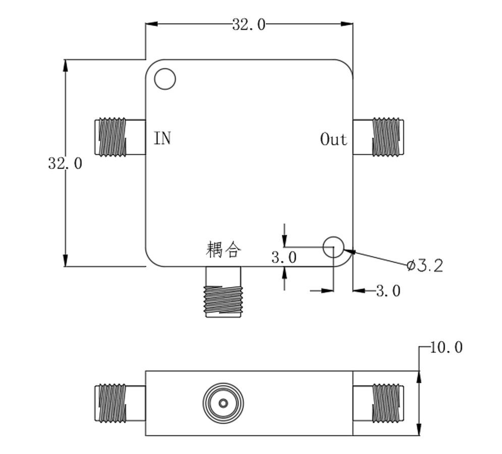ZDC9-10L100-400-3143 Coupler