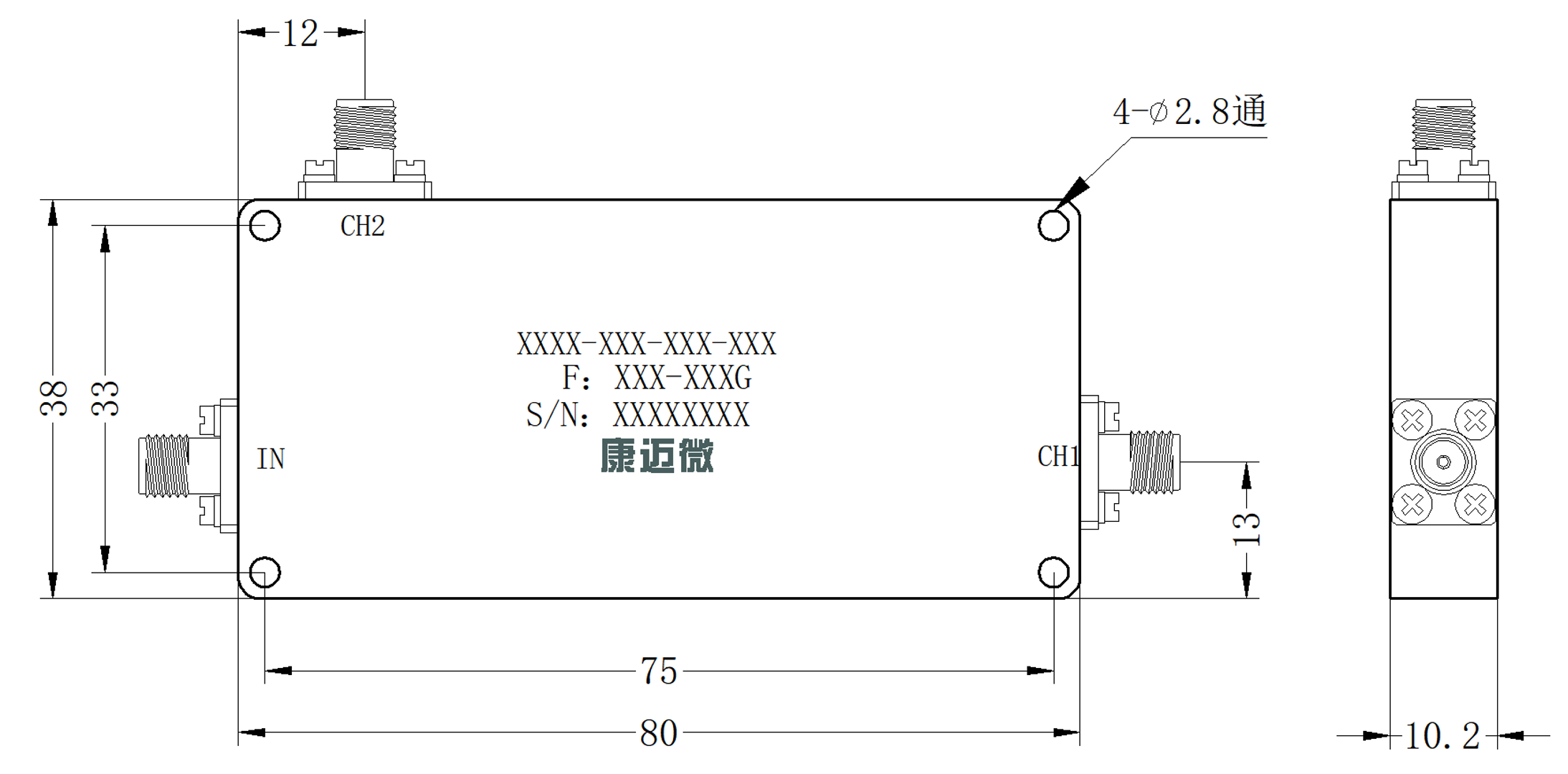ZCB2-M2-18G-2794 Diplexer