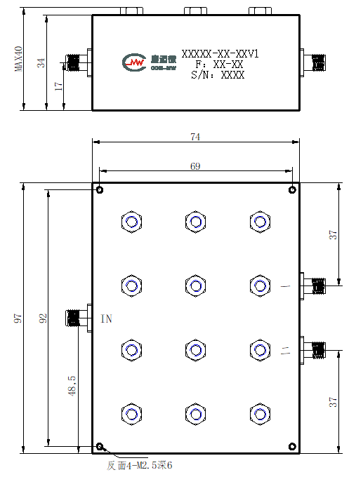ZCB4-C1518-1675-1055 Diplexer