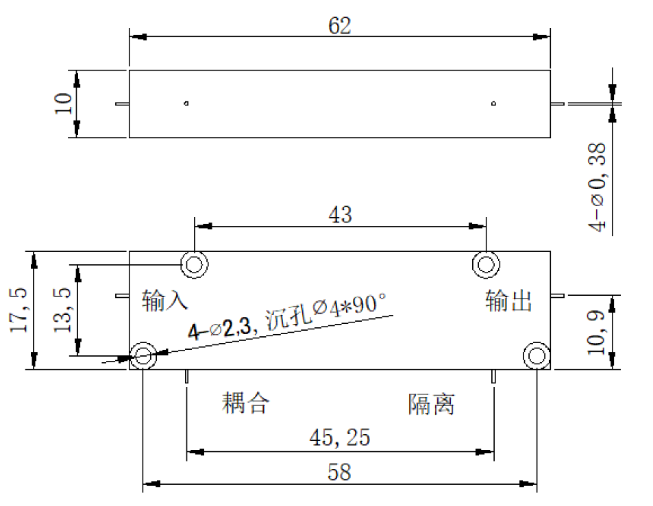 ZDC8-20W2-26.5G-1321 Coupler