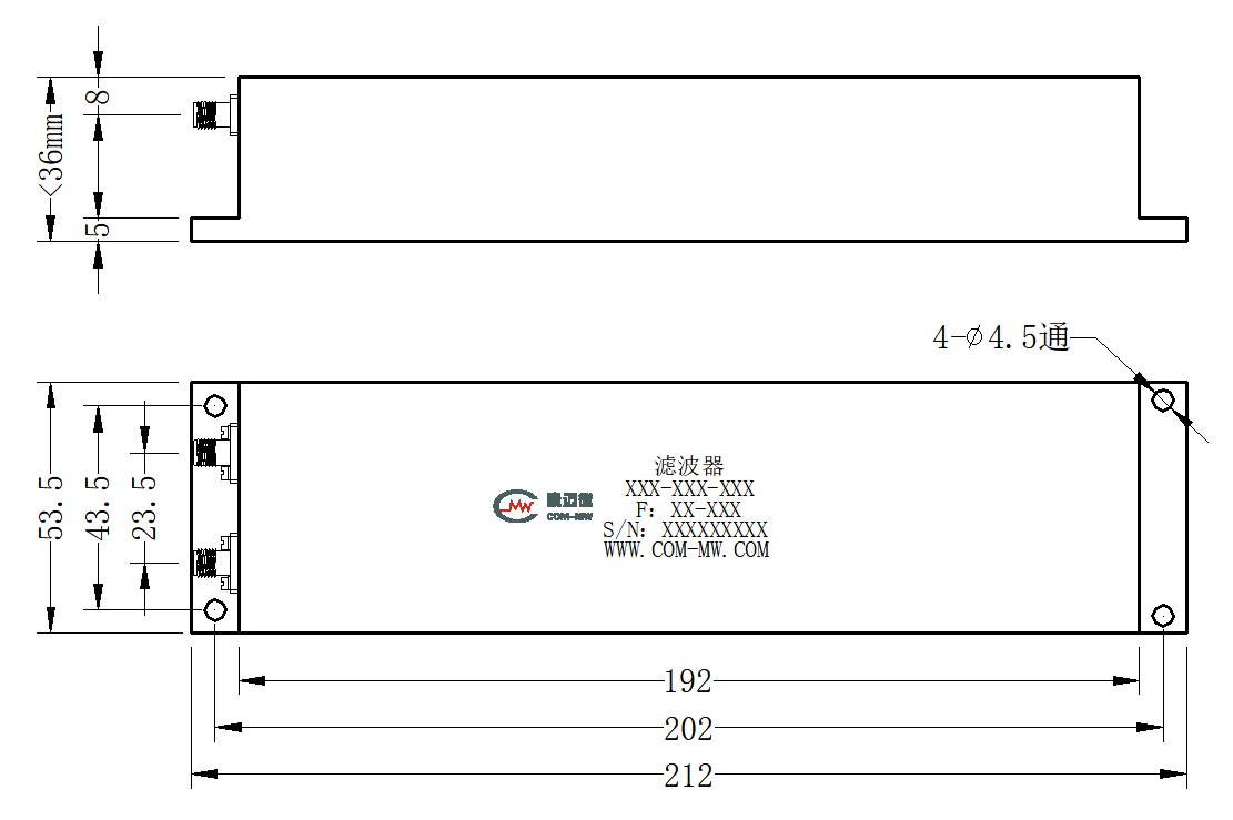 ZBSF6-C4650-4750-697 Notch filter