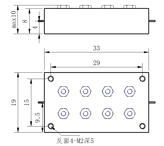 ZCB4-C14.65-18.15G-1081 Diplexer