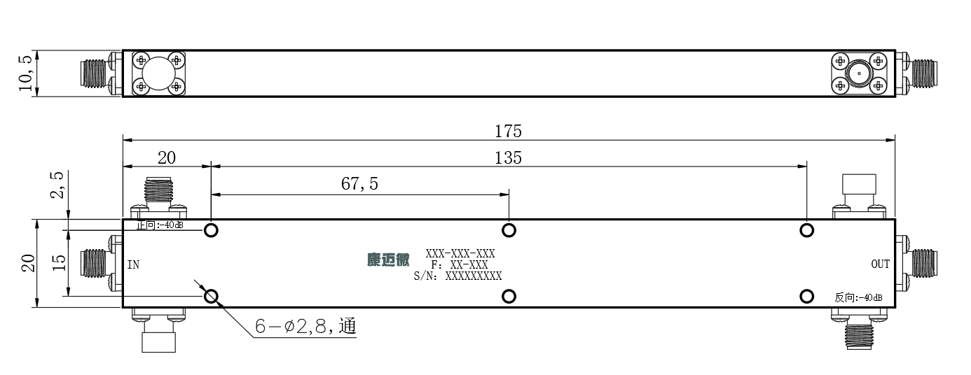 ZDC8-40M0.3-4G-3194 Coupler