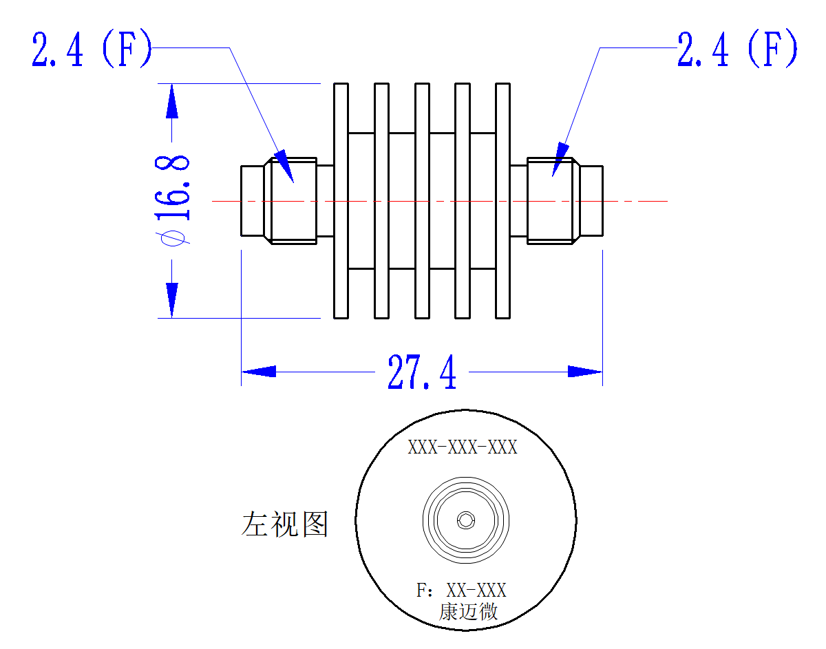 DA8-205-0-50G-4191 Attenuator