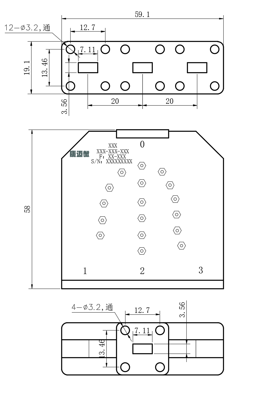 ZCB25-3W27.9-39.5G-268 Diplexer