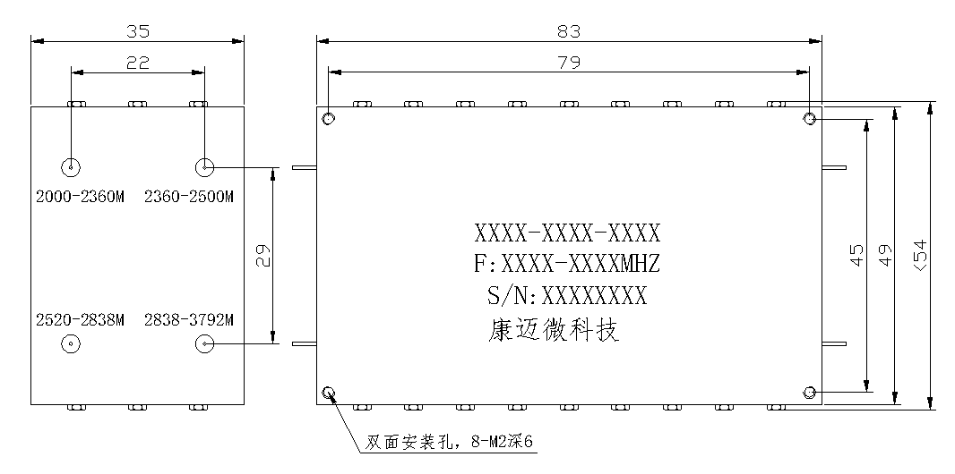ZMC5-3C2000-3792-1809 Combiner