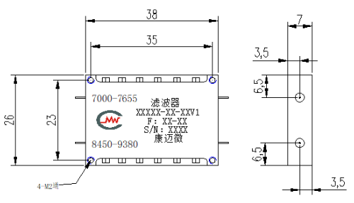 ZBF4-C8.19-2.38G-737 Filter