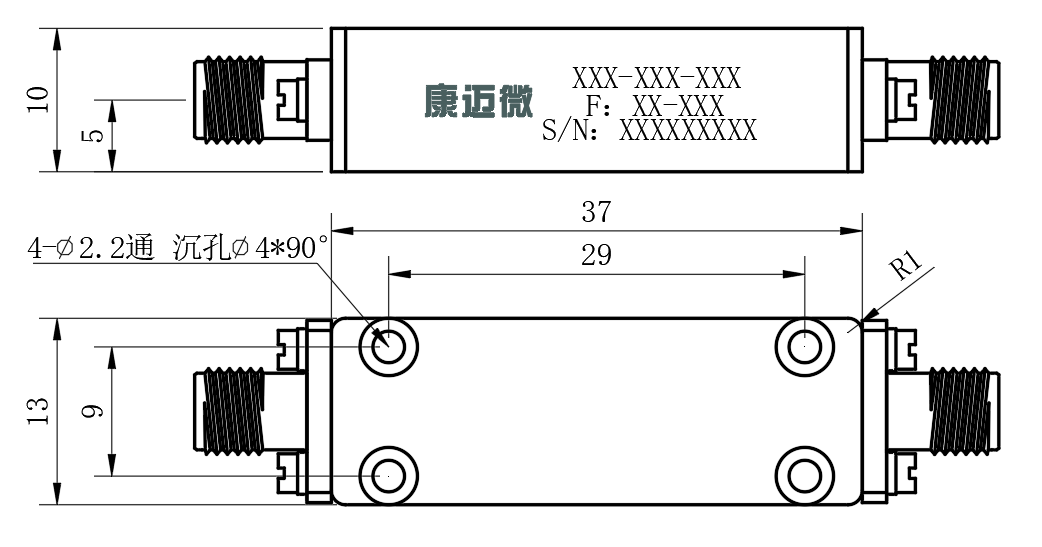 ZBF3-C59.4-0.6G-4265 滤波器