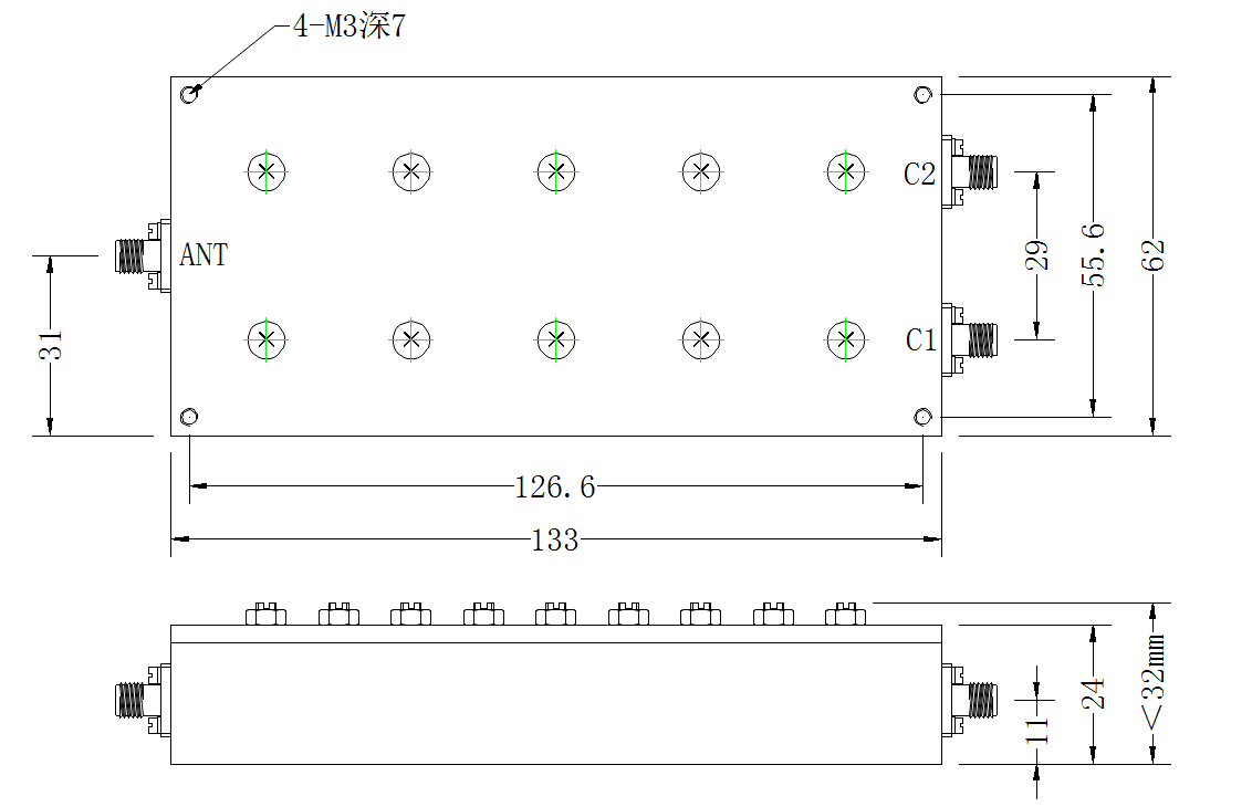 ZCB6-C1710-2690-5839 Diplexer